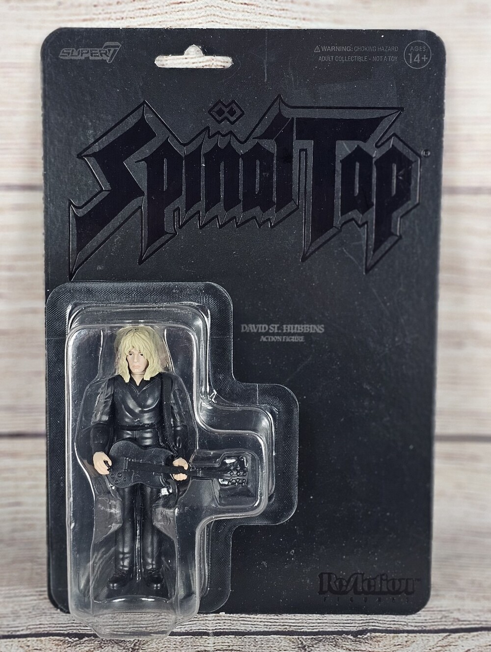 Super7 Spinal Tap Reaction Figures Wave 02 Derek St. Hubbins None More Black NEW